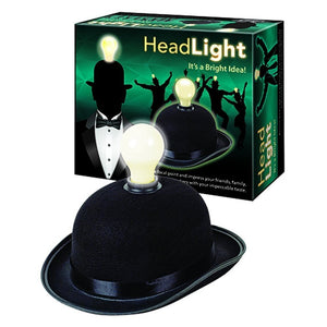 Lightbulb Bowler Hat that Lights Up a Room! - SOLUTIONSpeopleSTORE