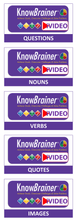 Load image into Gallery viewer, iVIDEOS™ KnowBrainer STIMULUS Library of 5 MP4 Videos (Digital HD Download) - SOLUTIONSpeopleSTORE